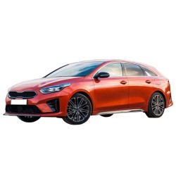 Πατάκι λαστιχένιο για πορτ - μπαγκάζ για  Kia ProCeed Shooting Brake (2018+)  incl. models with rails, right wing removable for 