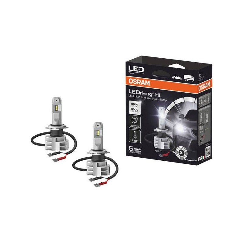 Led λάμπες φαναριών H7 - OSRAM - 2τμχ.