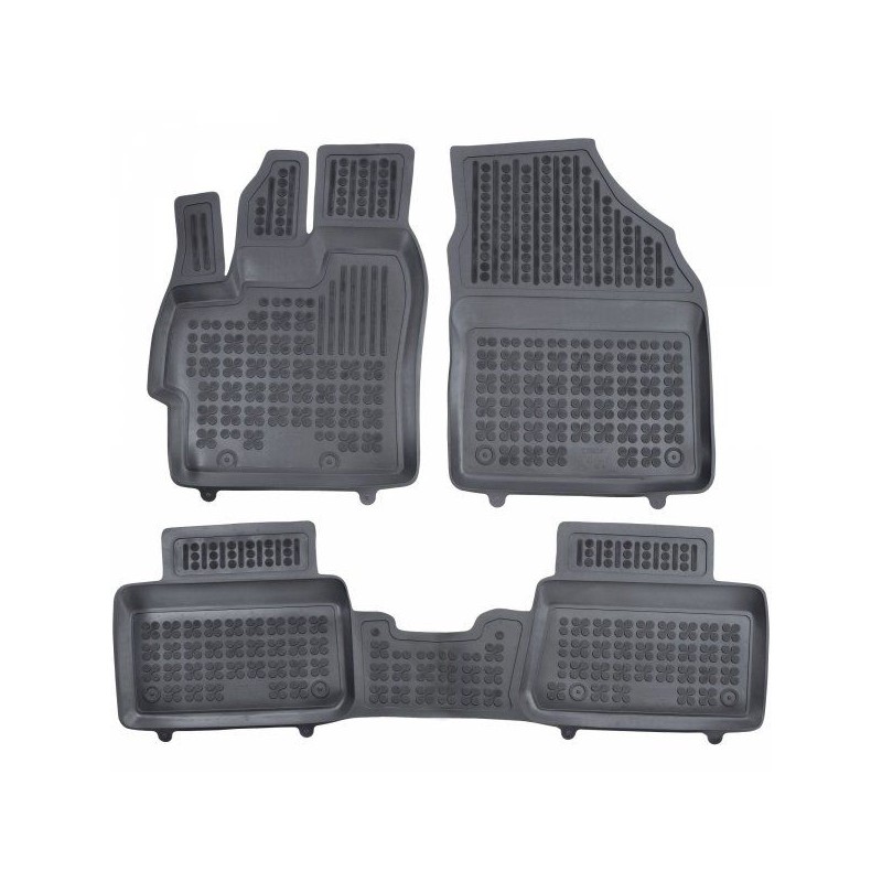 Λαστιχένια πατάκια Rezaw Plast για TOYOTA Yaris Cross (2020+) τύπου σκαφάκι - 3τμχ.