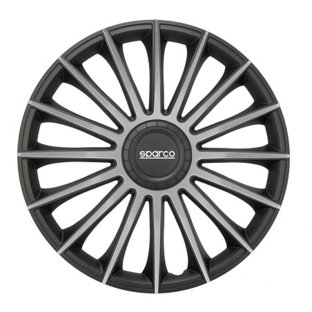 Τάσια Τροχών Treviso 14'' μαύρο- ασημί 4τμχ Sparco