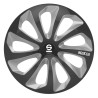 Τάσια Τροχών Sicilia 15'' μαύρο- ασημί 4τμχ Sparco