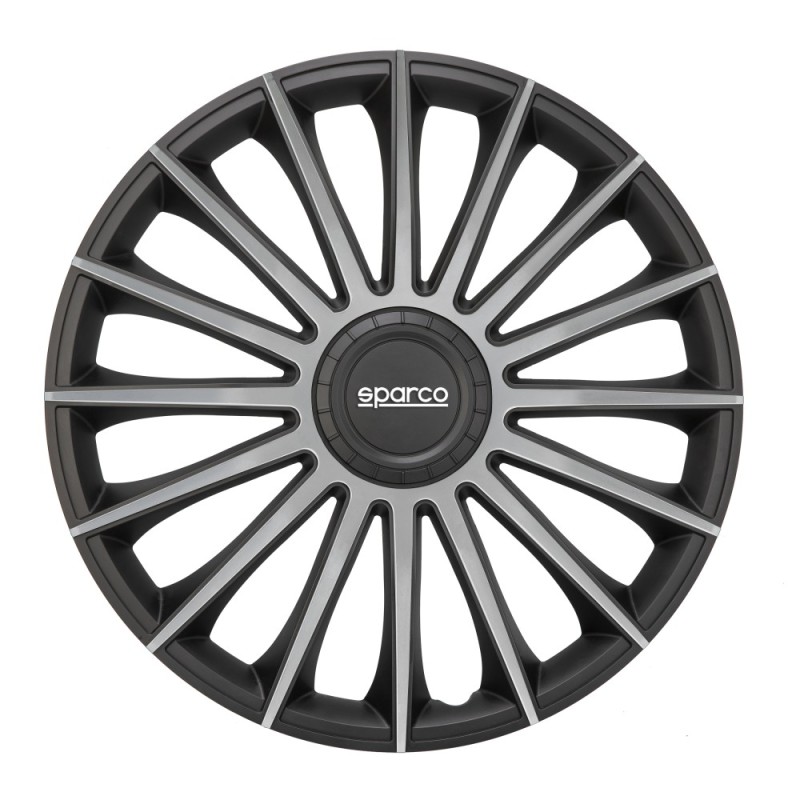 Τάσια Τροχών Treviso 13'' μαύρο- ασημί 4τμχ Sparco