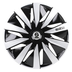 Τάσια Τροχών Lazio 16" μαύρο- ασημί 4τμχ Sparco