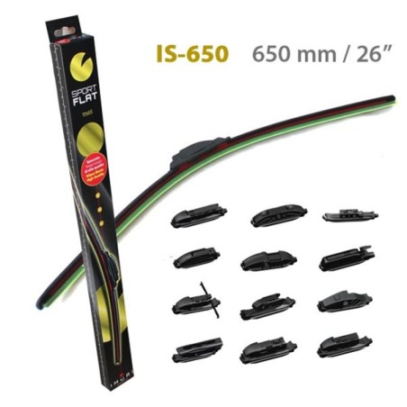 Υαλοκαθαριστήρες SportFlat 26" (650mm) 1τμχ Imuri