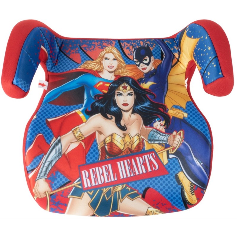 Καθισματάκι Αυτοκινήτου Booster Παιδικό 15-36kg Batgirl - Supergirl - Wonderwoman 1τμχ Colzani