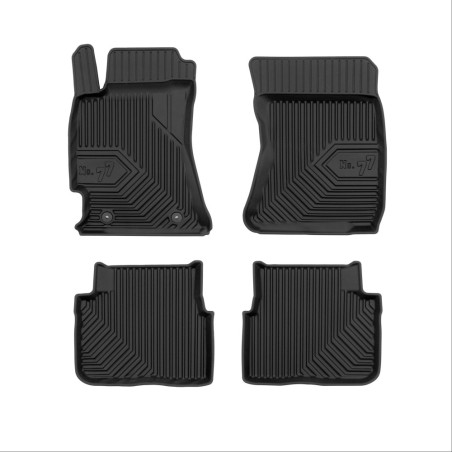 Πατάκια Αυτοκινήτου No77 Σκαφάκια για Subaru Forester 2008-2011 4τμχ Frogum