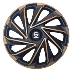Τάσια Τροχών Varese 16'' μαύρο-χρυσό 4τμχ Sparco