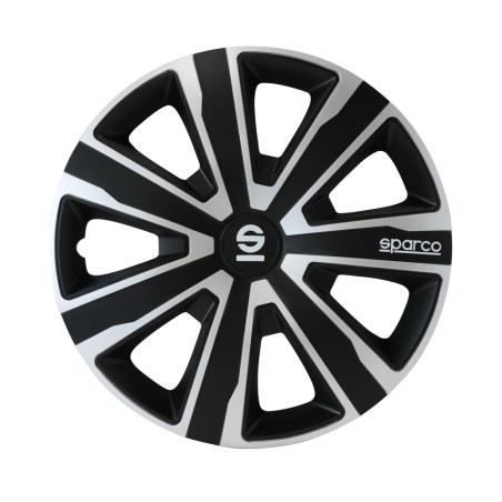 Τάσια Τροχών Palermo 15'' μαύρο-ασημί 4τμχ Sparco