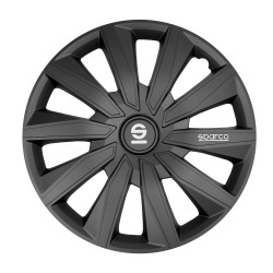 Τάσια Τροχών Milano 15'' μαύρο 4τμχ Sparco