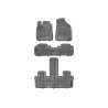 Λαστιχένια πατάκια Rezaw Plast για TOYOTA Highlander III (XV50) (2013-2019) - τύπου σκαφάκι - 4τμχ.