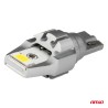 Amio - Λάμπα LED CANBUS T15 (W16W) 2SMD 3570 Λευκή 6000K 12V/24V για Φώτα Όπισθεν & Βοηθητικό Φωτισμό - 2τεμ. (04257/AM)