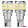 Amio - Λάμπα LED CANBUS T15 (W16W) 48SMD 3014 + 4SMD 3030 Λευκή 6000K 12V/24V για Φώτα Όπισθεν & Βοηθητικό Φωτισμό - 2τεμ. (0426