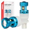 Amio - Λάμπες LED CANBUS T15 (W16W) 4SMD 1860XS Λευκή 6000K 12V/24V για Φώτα Όπισθεν, Πινακίδας & Χώρου Αποσκευών - 2τεμ. (04251