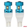 Amio - Λάμπες LED CANBUS T15 (W16W) 4SMD 1860XS Λευκή 6000K 12V/24V για Φώτα Όπισθεν, Πινακίδας & Χώρου Αποσκευών - 2τεμ. (04251