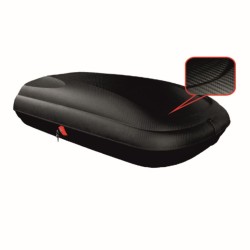 ArtPlast - Μπαγκαζιέρα Οροφής 320 lt Carbon με Διάσταση 131 x 78 x 34,5 cm σε Μαύρο/Ανάγλυφο χρώμα για Επιβατικά Αυτοκίνητα - 1 
