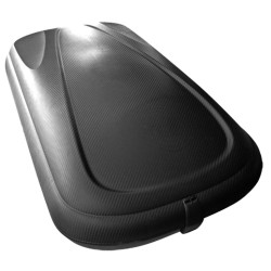 ArtPlast - Μπαγκαζιέρα Οροφής 320 lt Carbon με Διάσταση 131 x 78 x 34,5 cm σε Μαύρο/Ανάγλυφο χρώμα για Επιβατικά Αυτοκίνητα - 1 