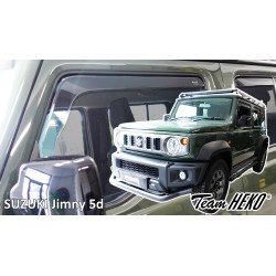 Heko - Ανεμοθραύστες για Suzuki Jimny 5 Doors 2023+ Σετ Αυτοκινήτου Απο Εύκαμπτο Φιμέ Πλαστικό - 4 τεμ. (ΑΝΕΜ.SET28663)