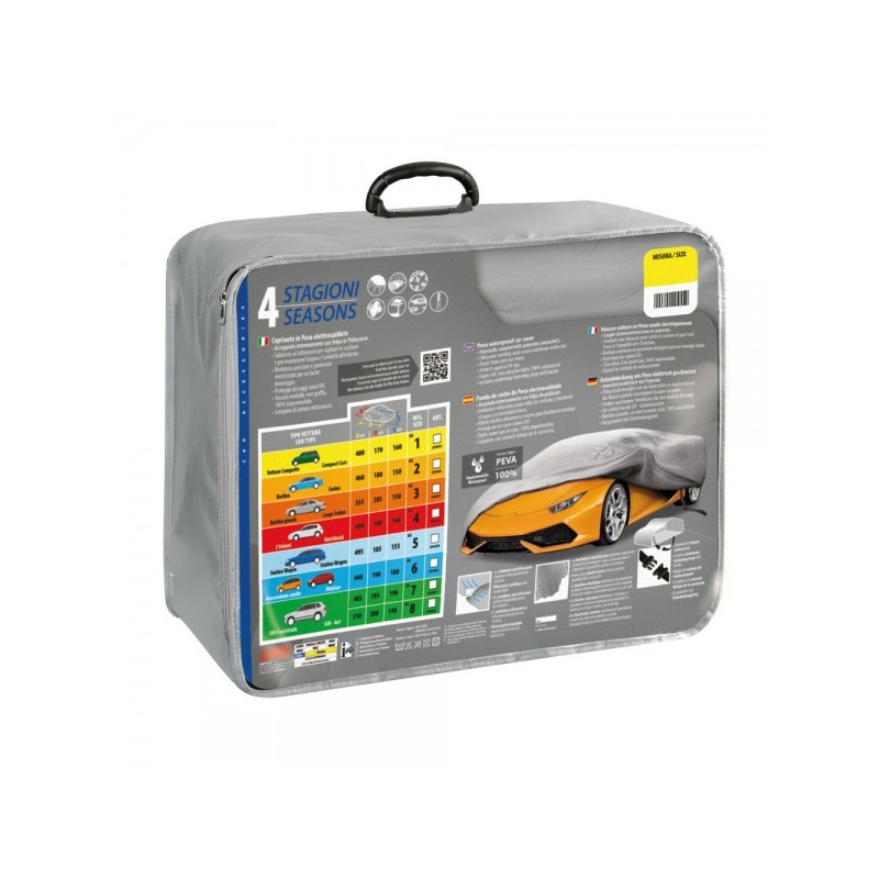 Lampa - 4 Seasons AG-2 Κουκούλα Αυτοκινήτου για Daewoo Nubira 4 doors 06/1997  01/2005 Aδιάβροχη με Aπαλή Eσωτερική Eπένδυση από