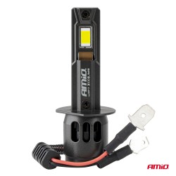 Amio - Λαμπτήρες LED F25 PRO Black Edition H1 68W 12-24V Full CAN Bus με Φωτεινότητα 7646lm σε Ψυχρό Λευκό 6000K για Επιβατικά Α