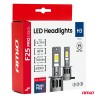 Amio - Λαμπτήρες LED F25 PRO Black Edition H3 68W 12-24V Full CAN Bus με Φωτεινότητα 7646lm σε Ψυχρό Λευκό 6000K για Επιβατικά Α