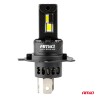 Amio - Λαμπτήρες LED F25 PRO Black Edition H4/H19 70W 12-24V Full CAN Bus με Φωτεινότητα 8000lm σε Ψυχρό Λευκό 6000K για Επιβατι