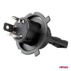Amio - Λαμπτήρες LED F25 PRO Black Edition H4/H19 70W 12-24V Full CAN Bus με Φωτεινότητα 8000lm σε Ψυχρό Λευκό 6000K για Επιβατι