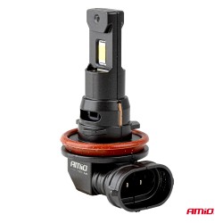 Amio - Λαμπτήρες LED F25 PRO Black Edition H8/H9/H11/H16 68W 12-24V Full CAN Bus με Φωτεινότητα 7646lm σε Ψυχρό Λευκό 6000K για 