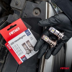 Amio - Λαμπτήρες LED Φώτων Εμπρός τύπου H7/H18 βάση PX26d/PY26d-1 τάση λειτουργίας 12V απόδοσης 30W (2710lm) Series H25 CANBUS 6