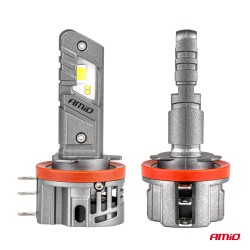Amio - Λαμπτήρες LED Φώτων Εμπρός τύπου H15 βάση PGJ23t-1 τάση λειτουργίας 12V απόδοσης 45W (4400lm) X5 Series WINGER 6000K Plug