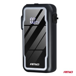 Amio - Φορητός Εκκινητής Μπαταρίας 3 σε 1 τύπου Jump Starter με Φως LED και Powerbank τάση λειτουργίας 12V απόδοσης 12Ah 800-160