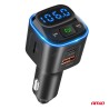 Amio - FM Transmitter Αυτοκινήτου 12/24V με 1xUSB Type-A και 2xUSB Type-C - 1 τεμ. (04651/AM)