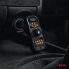 Amio - FM Transmitter Αναπτήρα τύπου FMT06 τάση λειτουργίας 12-24V με 2xUSB Type-A, 1xUSB Type-C και υποδοχή microSD για Επιβατι