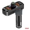 Amio - FM Transmitter Αναπτήρα τύπου FMT06 τάση λειτουργίας 12-24V με 2xUSB Type-A, 1xUSB Type-C και υποδοχή microSD για Επιβατι