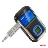 Amio - Bluetooth Δέκτης (Receiver) BTR-03 για Ασύρματη Μετάδοση Ήχου με υποδοχή Mini Jack 3.5mm και Οθόνη LCD - 1 τεμ. (04659/AM