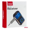 Amio - Bluetooth Δέκτης (Receiver) BTR-03 για Ασύρματη Μετάδοση Ήχου με υποδοχή Mini Jack 3.5mm και Οθόνη LCD - 1 τεμ. (04659/AM