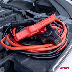 Amio - Καλώδια Φόρτισης Μπαταρίας (Ρευματοδότες) τάση λειτουργίας 12-24V ένταση ρεύματος 480A μήκος 4,5m με πιστοποίηση TUV για 