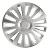 Amio - Τάσι Luxury 15'' ασημί (με διάμετρο για σήμα 7,2cm) για Επιβατικά Αυτοκίνητα - 1 τεμ. (11091/AM)