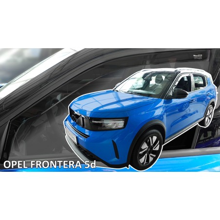 Heko - Ανεμοθραύστες για Opel Frontera 2024  5πορτο / SUV Ζευγάρι Αυτοκινήτου Από Εύκαμπτο Φιμέ Πλαστικό - 2 τεμ. (ΑΝΕΜ.25412)