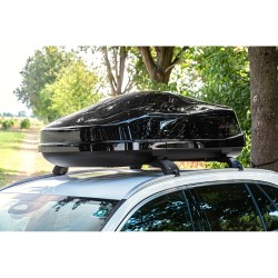 Nordrive - Μπαγκαζιέρα οροφής Box 480 lt μαύρη/γυαλιστερή 155.5x89.5x52 cm - 1 τεμ. (L.N60046)
