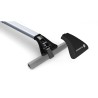 Nordrive - Μπάρα Snap-Fit αλουμινίου τηλεσκοπική 100136cm με κλειδί πλήρες σετ με πόδια τύπου SW - 2 τεμ. (N15013)
