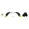 Nordrive - Μπάρα Snap-Fit αλουμινίου τηλεσκοπική 100136cm με κλειδί πλήρες σετ με πόδια τύπου SW - 2 τεμ. (N15013)