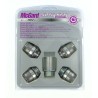Lampa - Παξιμάδια Ασφαλείας 12x1.5 Κωνικά Με Ροδέλα Ultra High Security Τύπου H010 Μήκος 32.5mm Για Τροχούς Αυτοκινήτου – 1 σετ 