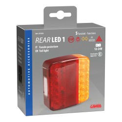 Lampa - Φανάρι τρέιλερ/φορτηγού πίσω 5 χρήσεων 16LED τύπου standard τάση λειτουργίας 12/24V διάσταση 97x105x36mm για Επιβατικά Α