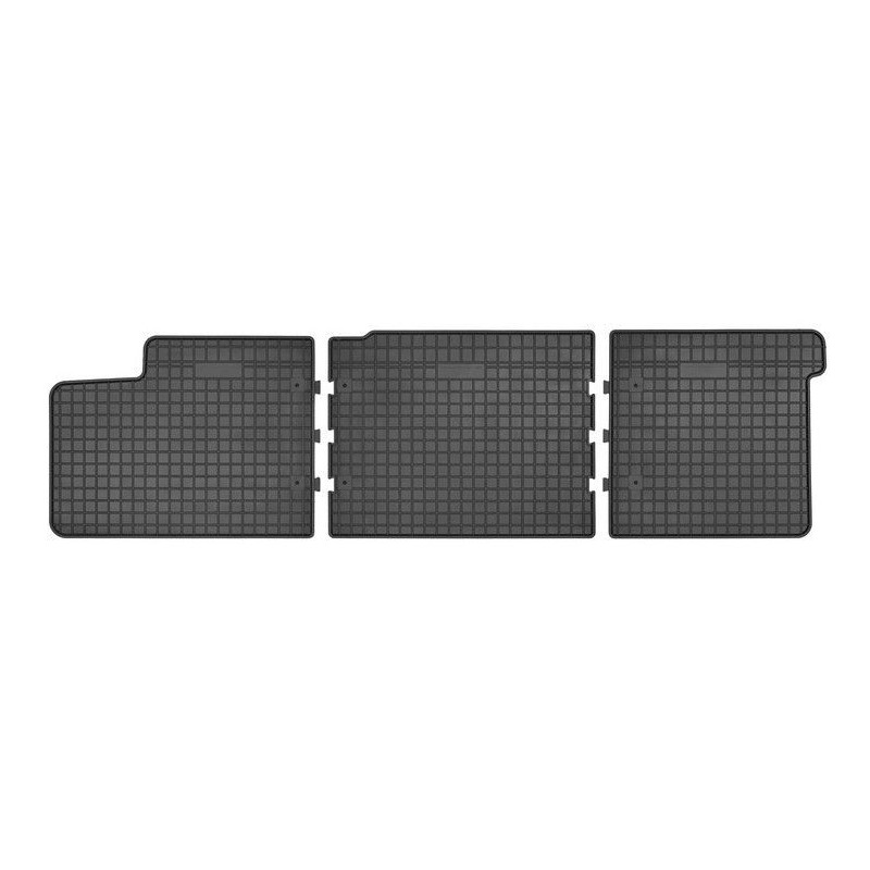 Λαστιχένια πατάκια Frogum για VW Transporter T5 T6 (2003+) - 3 θέσιο για τα πίσω καθίσματα - 3τμχ.