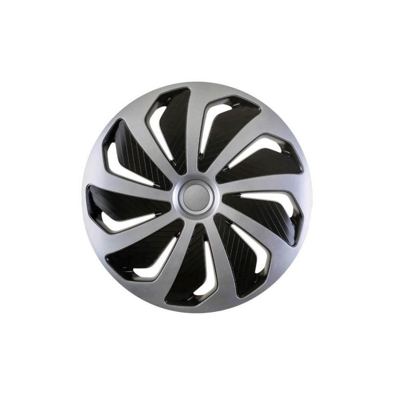 Τάσια Versaco Wind Ασημί / Μαύρο - 15'' σετ - 4τμχ.