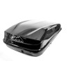 Μπαγκαζιέρα οροφής Junior Easy 145x94x40cm με 85mm στοιχεία στερέωσης με μονόπλευρο άνοιγμα και κλειδί, 420 λίτρα - μαύρη γυαλισ