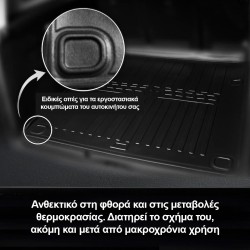 Race Axion - Προστατευτικό Πατάκι Πορτμπαγκάζ τύπου Σκάφη για Skoda Kodiaq 2024 5θέσιο υλικό Λάστιχο - 1 τεμ. (6020351/ST)