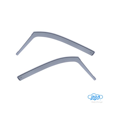 DGA - Ανεμοθραύστες Εμπρός Τύπου Φιμέ Για Chevrolet / Daewoo Matiz / Zitto 1998-2005 5πορτο Υλικό Πλαστικό - 2 τεμ. (ANEM.DGA065