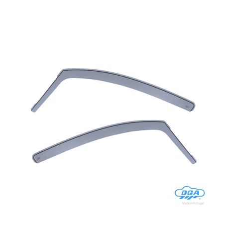 DGA - Ανεμοθραύστες Εμπρός Τύπου Φιμέ Για Chevrolet / Daewoo Matiz (M200) 2005-2010 5πορτο Υλικό Πλαστικό - 2 τεμ. (ANEM.DGA0651