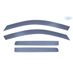 DGA - Σετ Ανεμοθραύστες Εμπρός & Πίσω Παραθύρων τύπου Φιμέ για Toyota Camry (XV70) 2017 4πορτο Αυτοκόλλητοι Εξωτερικοί υλικό Ple